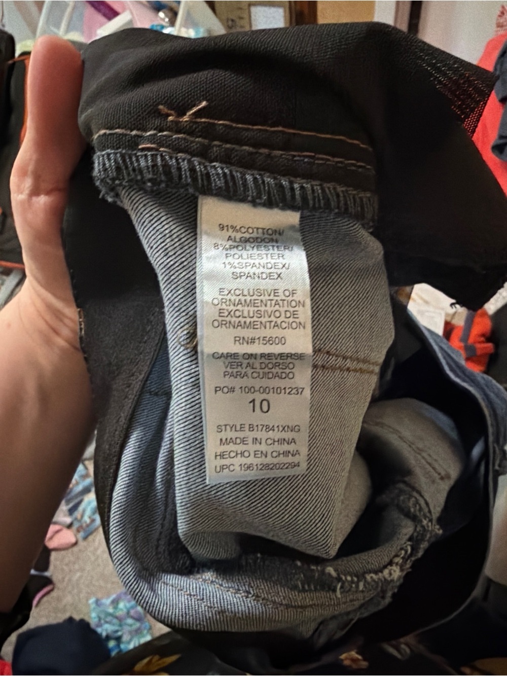 Democracy Ankle Crop Straight Leg Classic Dark Wash Women’s Jeans - Blue - Picture 5 of 5